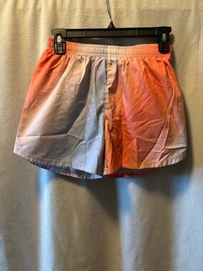 adidas Ombre Athletic Shorts in Pink and Light Blue